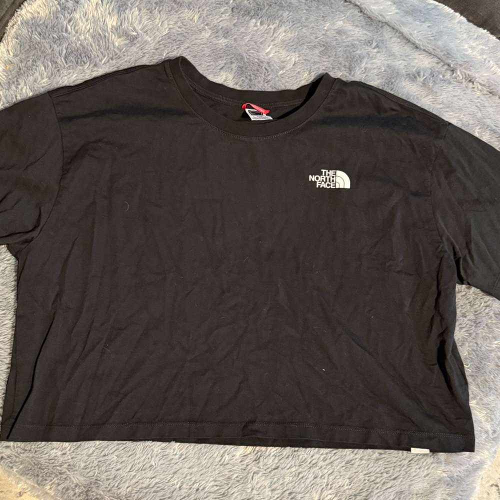 The North Face Black cropped T-Shirt